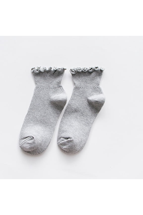 Socks - Women Edge Cotton Vertical Striped Boat Socks Fresh Soft Comfortable Hygienic - Boat Socks