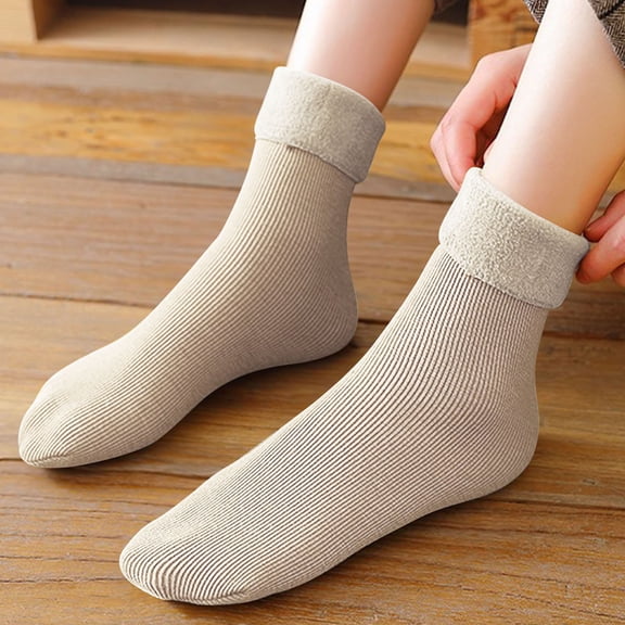 Socks For Women Fleececozy Soft Velvet Slim Thermal Socks Fleececozy Socks Winter Warm Snow Socks Features: Leather Leg Stockings Christmas Pack of Christmas Stockings Garters And Hose Lined Stockings