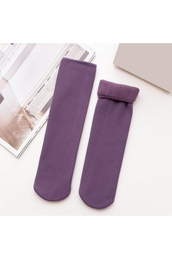 Socks For Women Fleececozy Soft Velvet Slim Thermal Socks Fleececozy Socks Winter Warm Snow Socks Lingerie for Women with Garter And Stockings Fishnet Leggings with Lace Top Corset And Garter Set