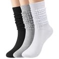 thumbnail image 1 of Socks Women, Long Winter Thigh High Boot Scrunch Socks, Warm Soft Slouchy Socks for Women Size 5-11, 1 of 7