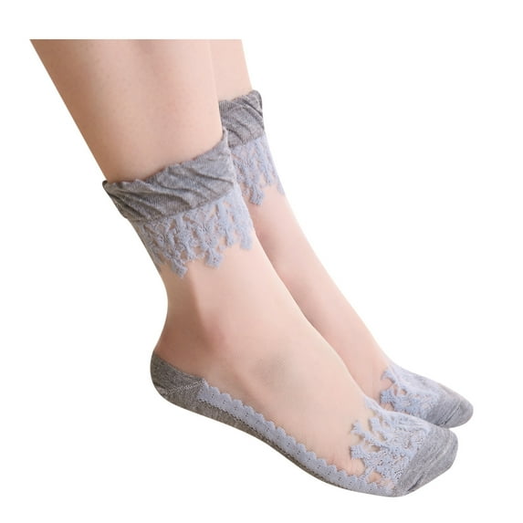 Socks Women's Fashion Casual Invisible Long Lace Sexy Breathable Socks For Women