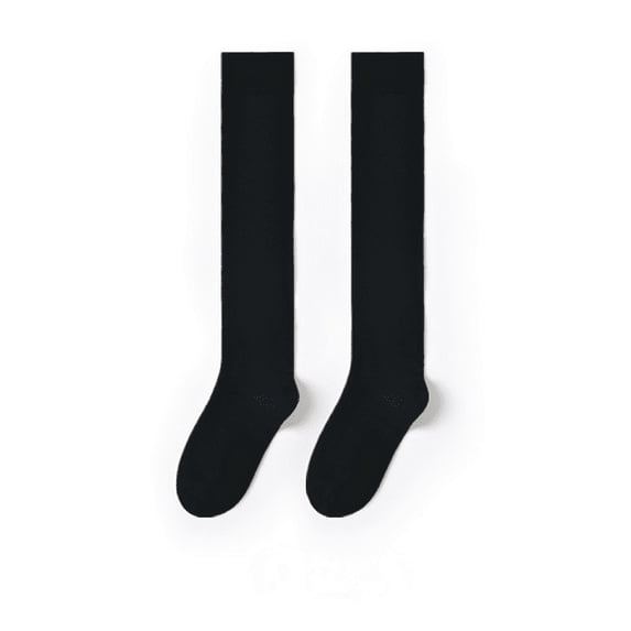 Socks Women's Middle Tube Thickened Autumn And Winter Pressure Thin Leg Small Leg Socks Women's High Tube Knee-high Black Long Tube