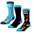 thumbnail image 1 of Socks by CRAZYBOXER Fruit Ninja Slice And Fruit Combo; Crew Socks, 3-Pairs, 1 of 4
