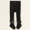 thumbnail image 1 of Socks for Girls,Baby Girls' Tights With Bow Design Soft Stretchy Leggings For Toddler 6M 3Y Comfortable Everyday Wear Casual Outfit, 1 of 3
