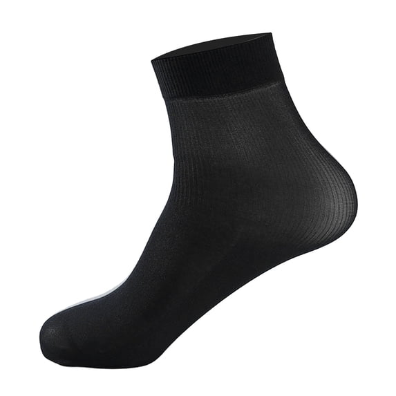 Socks for Men Spring Summer Silk Stockings, Thin Breathable Odor Proof Mid Tube