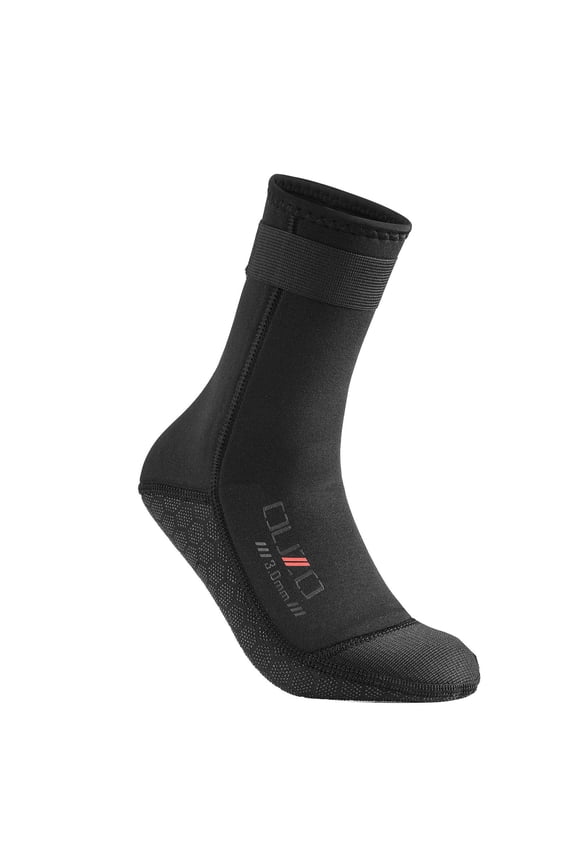 Socks for Men Women, 3MM Dive Fin Socks Wetsuit Scuba Socks, Thermal Anti-Slip Flexible Sand Socks Black M