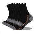 thumbnail image 1 of Socks for Women Ankle Low, Unisex Sweat-Absorbing, Breathable, And Warm Outdoor Socks for Sports New Women's Crew Socks Style B-104 Black S, 1 of 2