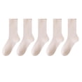 thumbnail image 1 of Socks for Women Ankle Mid-Calf Solid Color Comfortable Warm Breathable Multicolor, 1 of 4