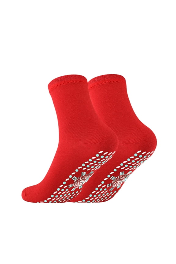 Socks for Women Athletic Heating Comtable Winter Warm Unisex Warm Cotton Outdoor Skiing Breathable Womens Socks Red