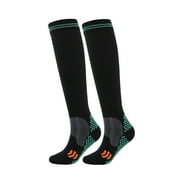 Socks for Women Breathable Compression Or Men Circulation Is Best Athletics Support Cycling Casual Socks Black
