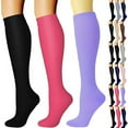 thumbnail image 1 of Socks for Women Cycling 3 Pairs The Support for Running and Cycling Outdoor Warm Stockings, 1 of 3