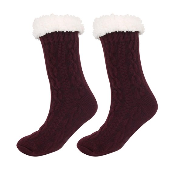Socks for Women Men's and WoMen's Winter Are Comfortable Breathable Knitted Drawstring Mid Tube