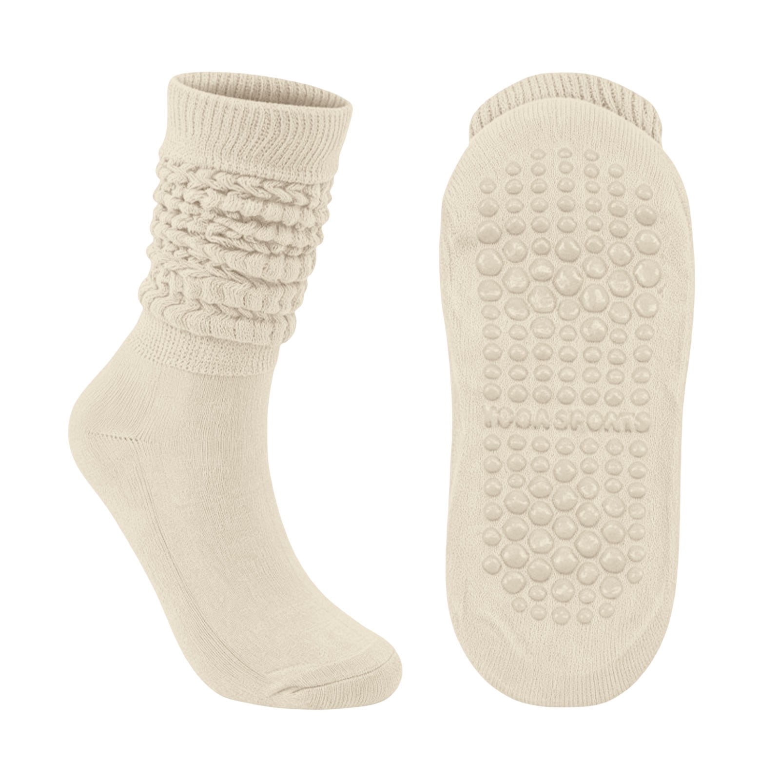 Socks for Women Mid Calf Slouch Studio Style with Ribbed Cuff And ...