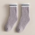 thumbnail image 1 of Socks for Women No Show New Women's Thick Warm Wool Socks Floor Sleep Socks Mid-Tube Socks Style B-31 Coffee One Size, 1 of 2