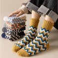 thumbnail image 1 of Socks for Women Unisex Extra Thick Wool Plus Velvet Thickened Mid-Tube Winter Cold-Proof Warm, 1 of 5