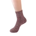 thumbnail image 1 of Socks for Women Winter Solid Knitting Plush Warm Socks Home Socks Thickened Cold Proof Socks One Size, 1 of 2