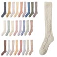 thumbnail image 1 of Socks for Women Winter Warm Fleece Lined Socks Cozy Soft Thick Fuzzy Christmas Socks, 1 of 4