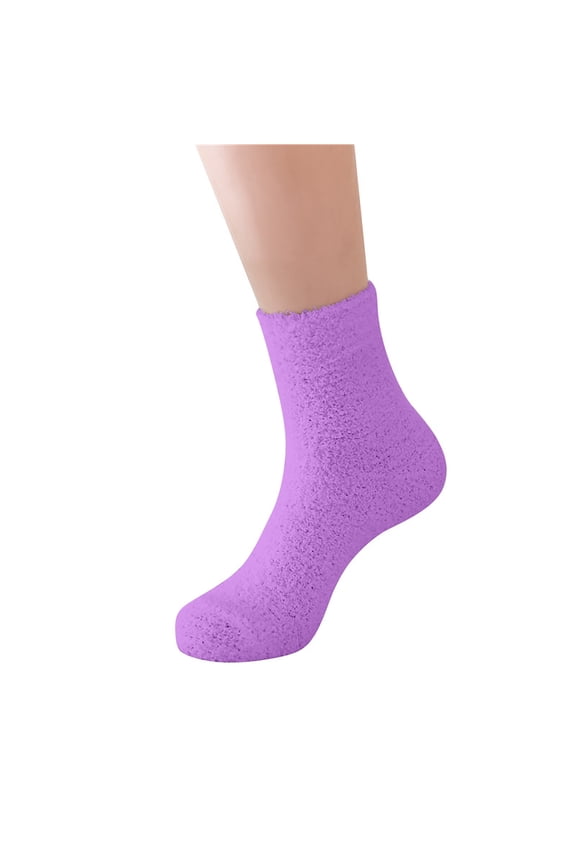 Socks for Women Women Fuzzy Fluffy Cozy Slipper Socks Warm Soft Winter Plush Home Sleeping Socks One Size