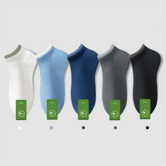 Socks for men , No Show Socks , No show socks men , Ankle socks men , Size Uniform size , 5 Pairs