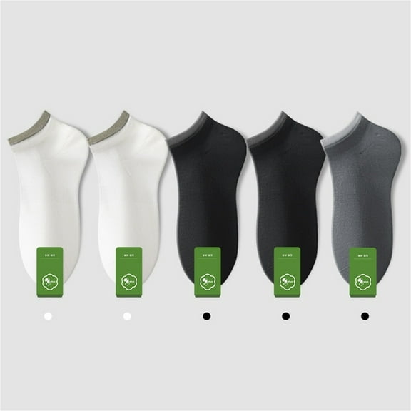 Socks for men , No Show Socks , No show socks men , Ankle socks men , Size Uniform size , 5 Pairs