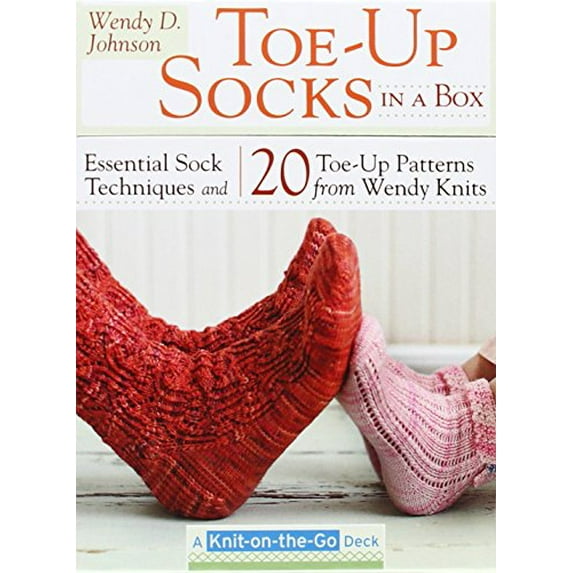 Pre-Owned Toe-Up Socks in a Box: Essential Sock Techniques and 20 Toe-Up Patterns from Wendy Knits (Cards) 030772039X 9780307720399