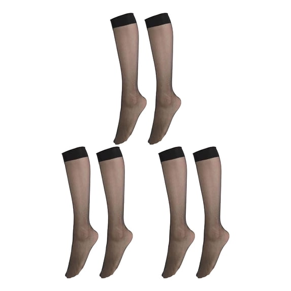 Socks Compression Comfort Socks For Women 3 Pairs Of Silk Thigh High Nylon For Party Tights Accessories