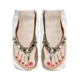 thumbnail image 1 of Socks3D Pattern Manicure Print Socks Funny Hidden Running Socks PersonalizedSocks For Women, 1 of 6