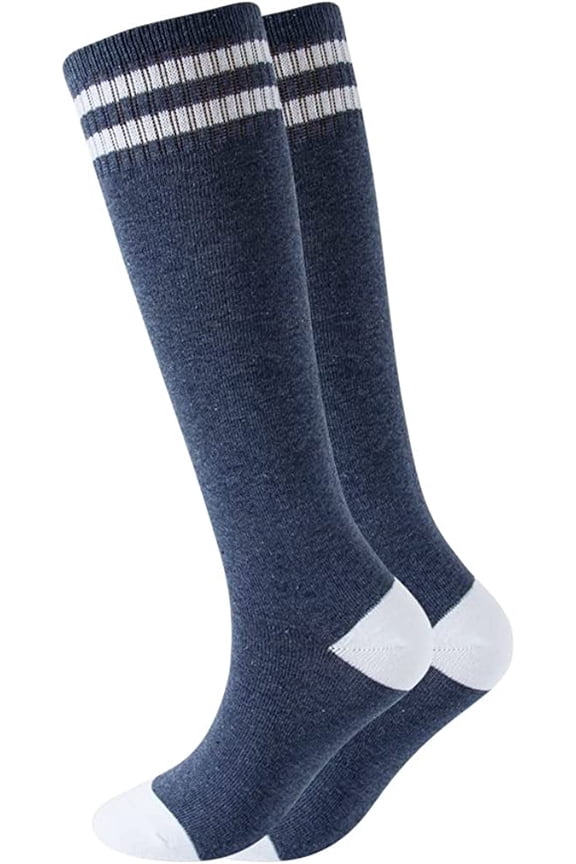 SocksDiary Knee High Soccer Socks for Kids Cotton Blend
