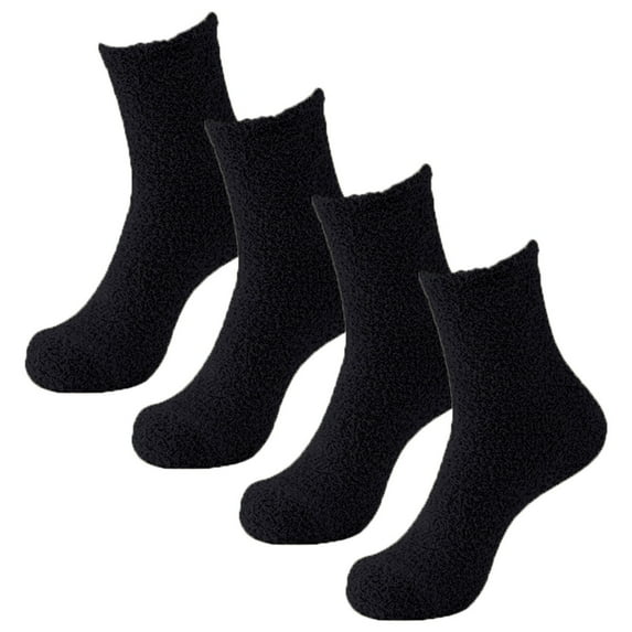 SocksFuzzy Socks 2 Pairs Cozy Slipper Fluffy Socks Casual Socks For Men Winter Warm Soft Cabin Stocking Comfy Sleep SocksSocks For Women