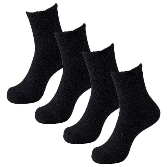 SocksFuzzy Socks 2 Pairs Cozy Slipper Fluffy Socks Casual Socks For Men Winter Warm Soft Cabin Stocking Comfy Sleep SocksSocks For Women