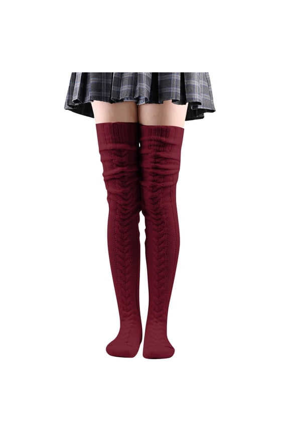 SocksKnit Leg Stocking Thigh Long Warmers Knee Cable Boot Socks Over Extra SocksSocks For Women