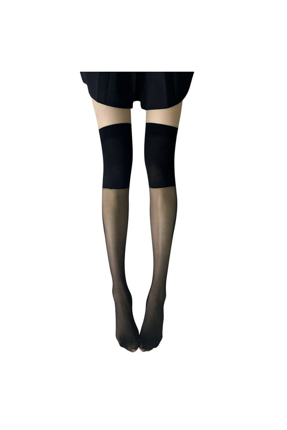 SocksThigh High Stockings Silicone Stay Up Silky Semi Sheer Pantyhose For NylonSocks For Women