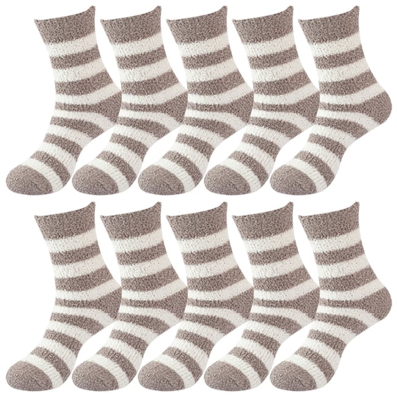 SocksWinter Socks For Men Winter Soft Thermal Warm Boot Cushion Work Socks 5 PairsSocks For Women