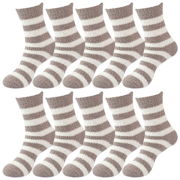 SocksWinter Socks For Men Winter Soft Thermal Warm Boot Cushion Work Socks 5 PairsSocks For Women
