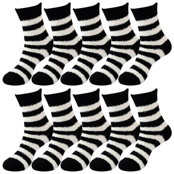 SocksWinter Socks For Men Winter Soft Thermal Warm Boot Cushion Work Socks 5 PairsSocks For Women