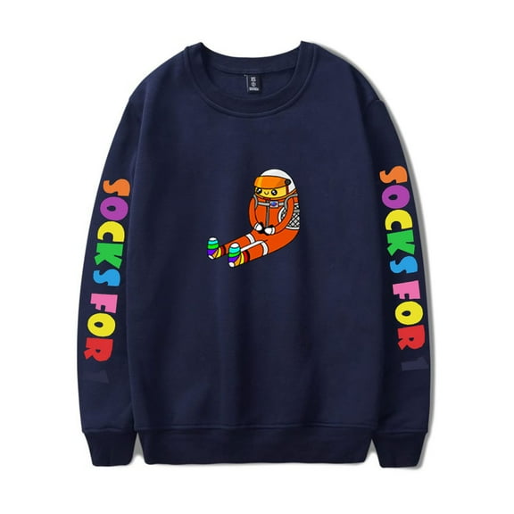 Socksfor1 Crewneck Fashion Sweatshirt Hip Hop Clothes Unique Longsleeve Pullover