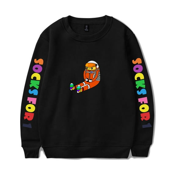 Socksfor1 Crewneck Fashion Sweatshirt Hip Hop Clothes Unique Longsleeve Pullover