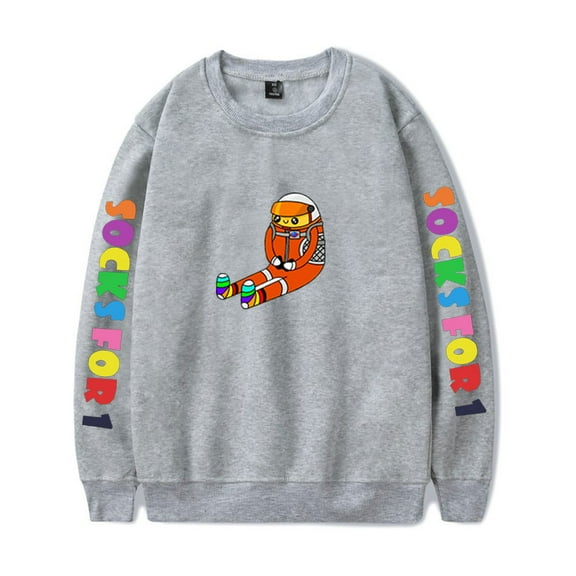 Socksfor1 Crewneck Fashion Sweatshirt Hip Hop Clothes Unique Longsleeve Pullover