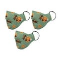 thumbnail image 1 of Socksmith Fun Designed Masks - One Size Fits All (Busy Bees - Seafoam, 3-Pack), 1 of 3