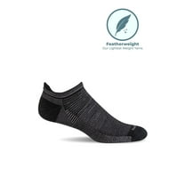 Sockwell Men's Cadence Micro Moderate Compression Socks Black Medium/Large