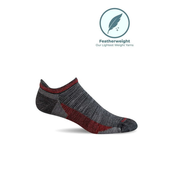 Sockwell Men's Cadence Micro Moderate Compression Athletic Socks