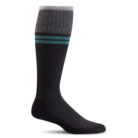 Sockwell Men's Sportster Moderate Graduated Compression Socks Medium-Large Black