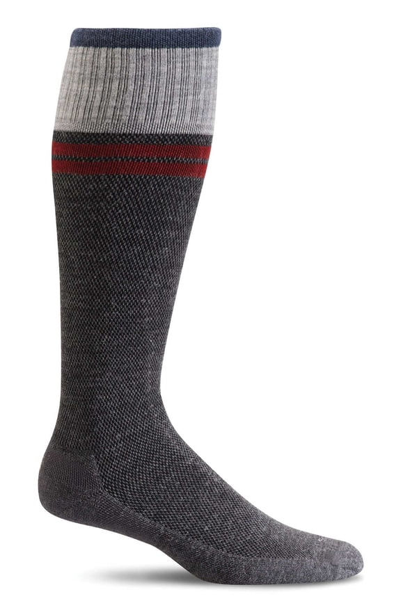 Men's Sportster Moderate Compression Socks Medium-Large Charcoal