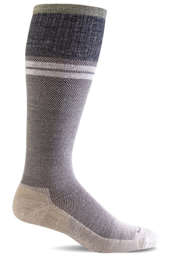 Men's Sportster Moderate Graduated Compression Socks Medium-Large Putty