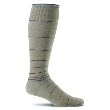 Sockwell Men's Circulator Moderate Graduated Compression Socks | Khaki | M/L