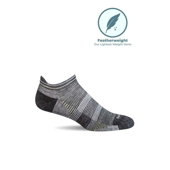 Sockwell Women's Cadence Micro Women's Compression Socks Charcoal Small/Medium