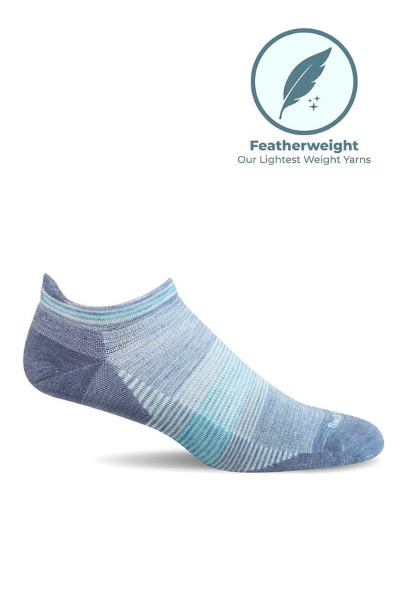 Women's Cadence Micros Compression Socks Bluestone Medium/Large Bluestone