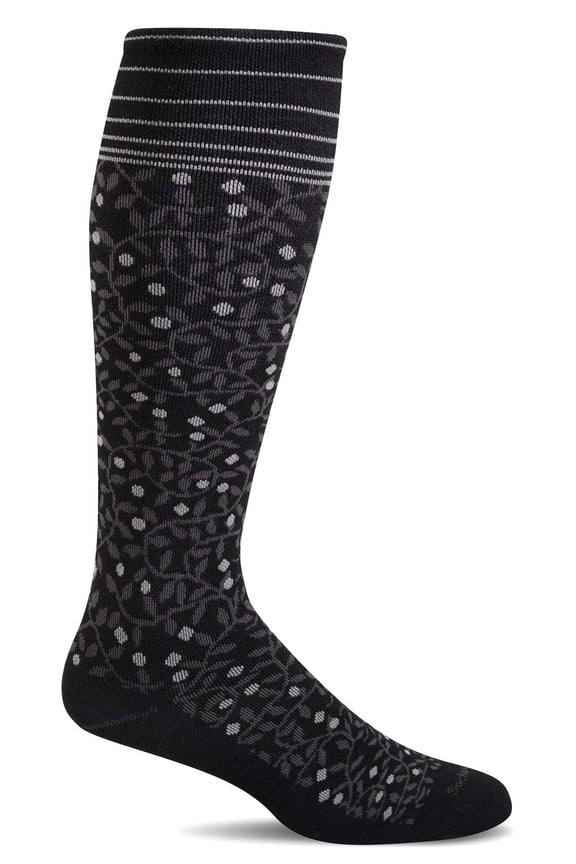 | Women's New Leaf | Firm Graduated Compression Socks | M/L | Black