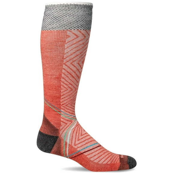 Sockwell Women's Pulse Knee High Firm Graduated Compression Socks Medium-Large Guava