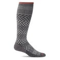 thumbnail image 1 of Sockwell Women's Chevron Moderate Graduated Compression Socks Small-Medium Grey, 1 of 9